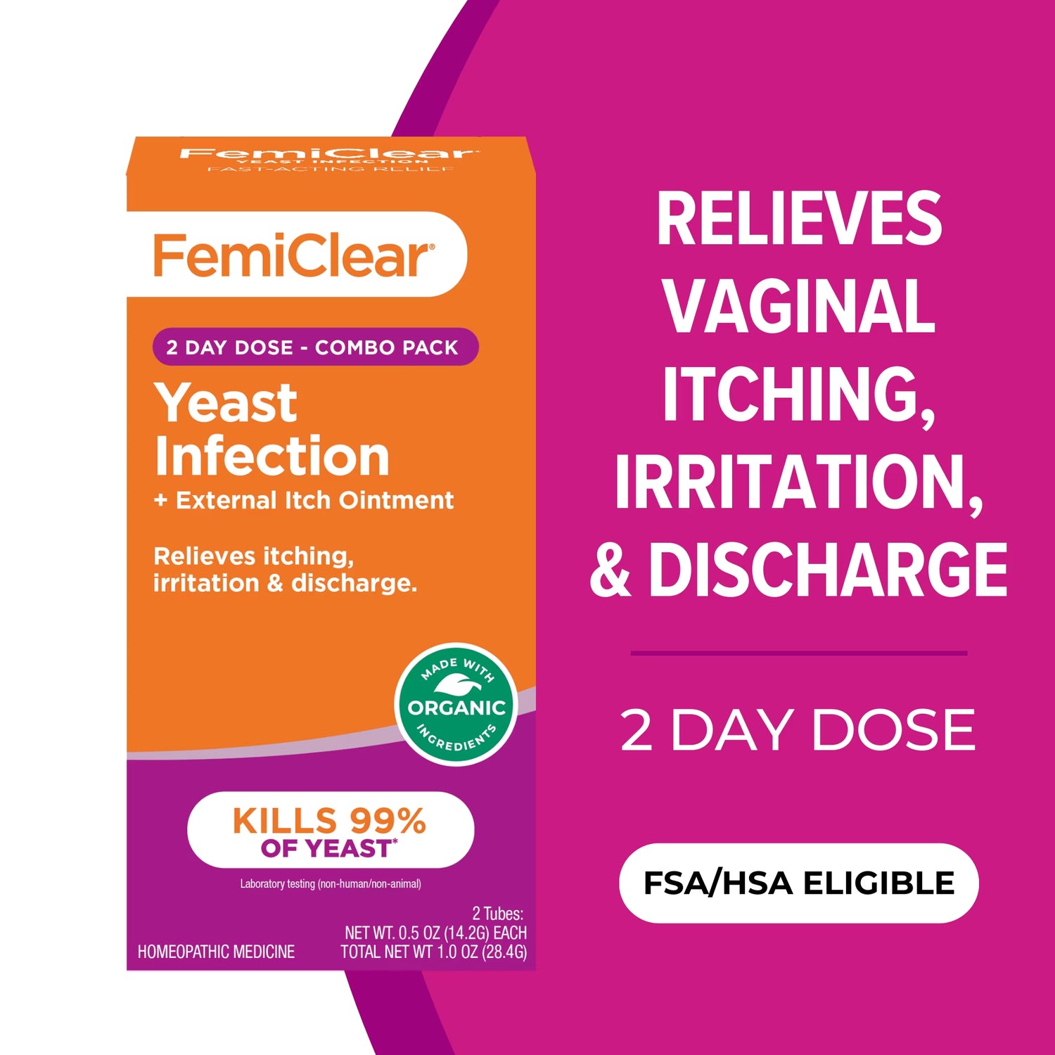 Natural & Organic 2-Day Yeast Infection Ointment