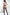 Backless round Neck Fishnet Bodystocking