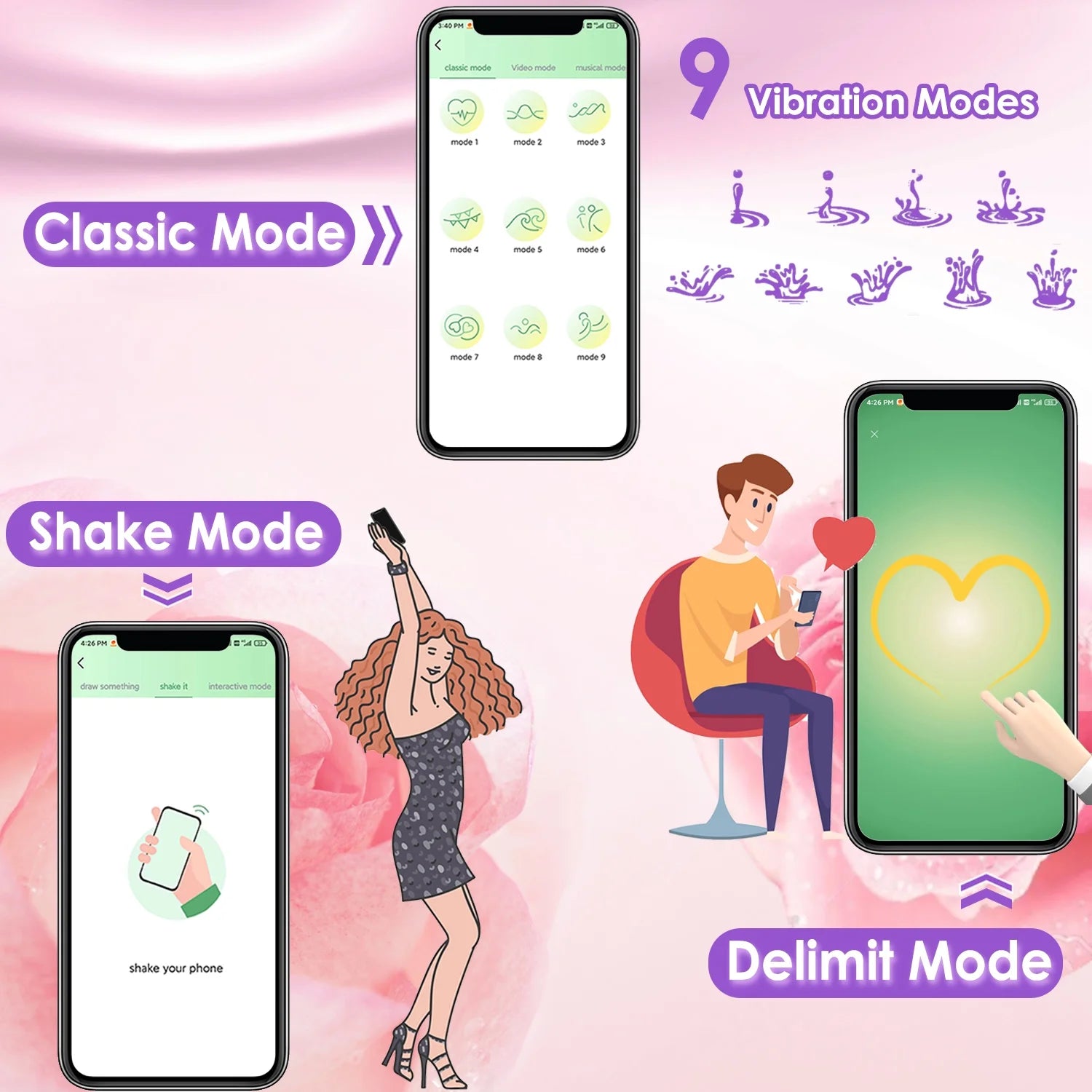 APP Remote Control Vibrator Sex Toys for Woman