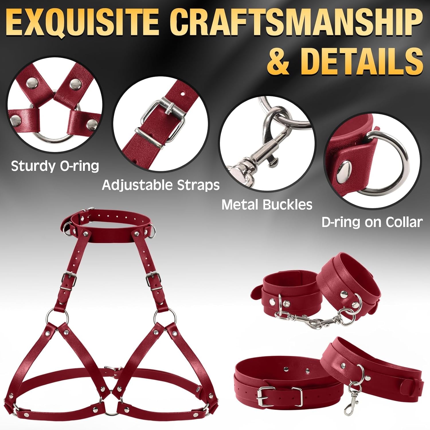 BDSM Sex Bondage Breast Restraints Thigh Sling