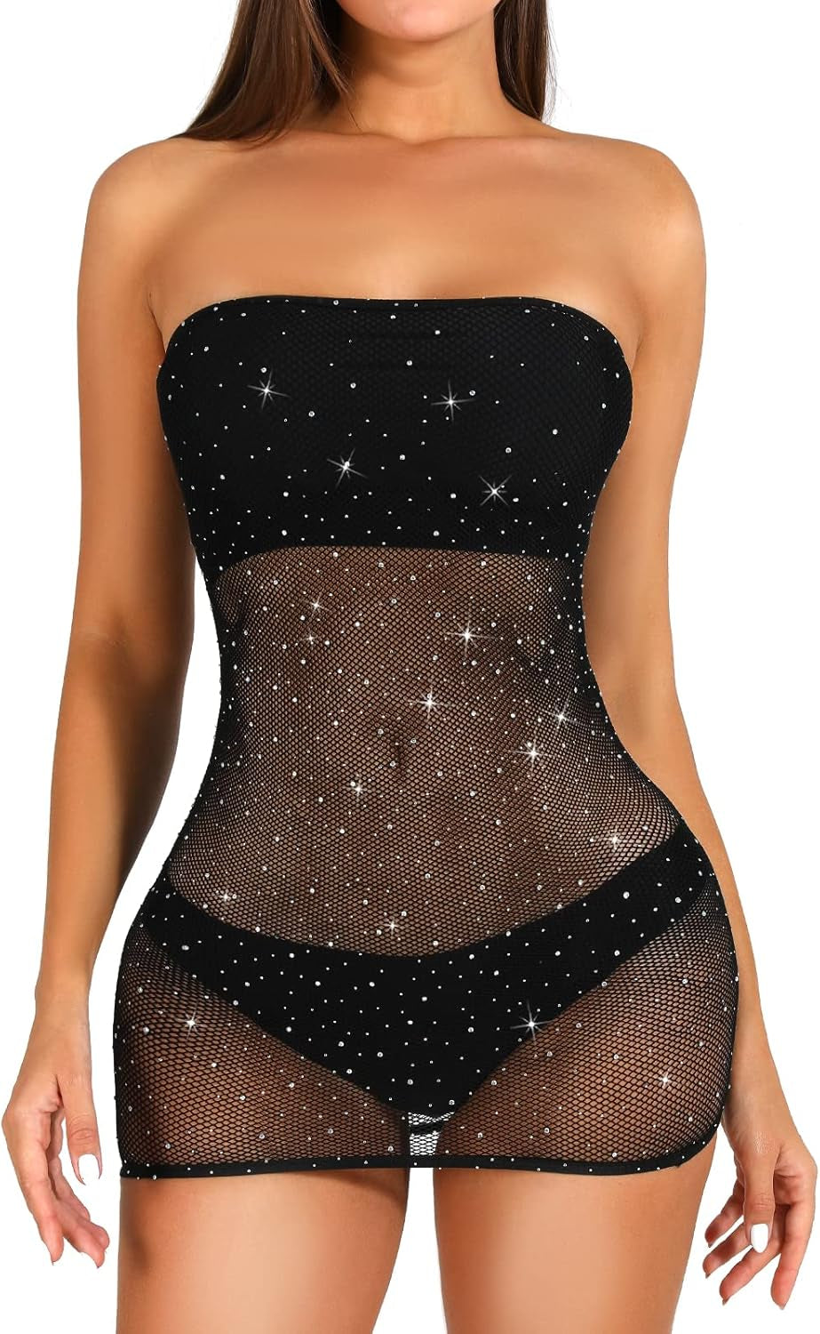 Women Sexy Fishnet Bodysuit