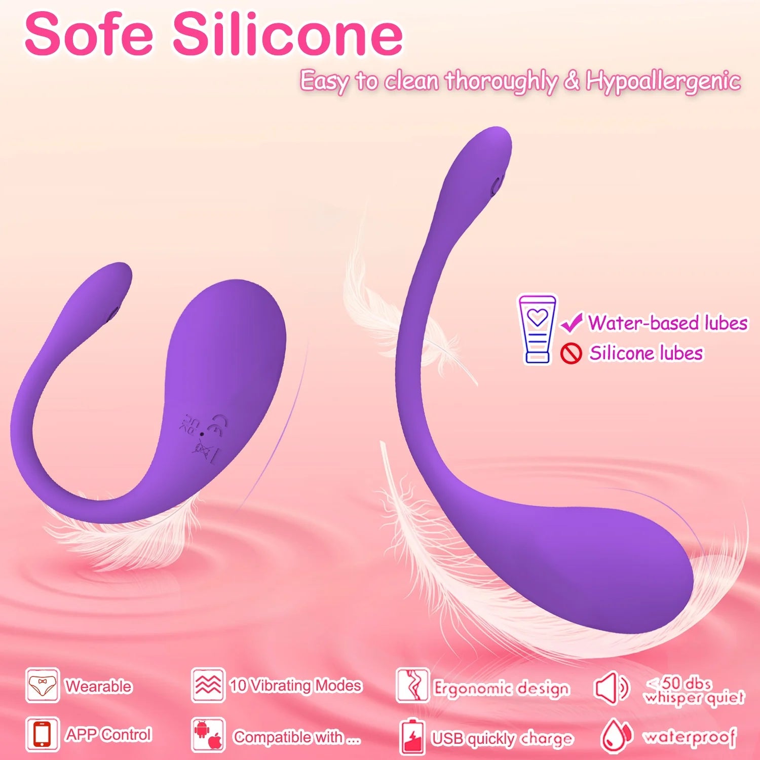 APP Remote Control Vibrator Sex Toys for Woman 