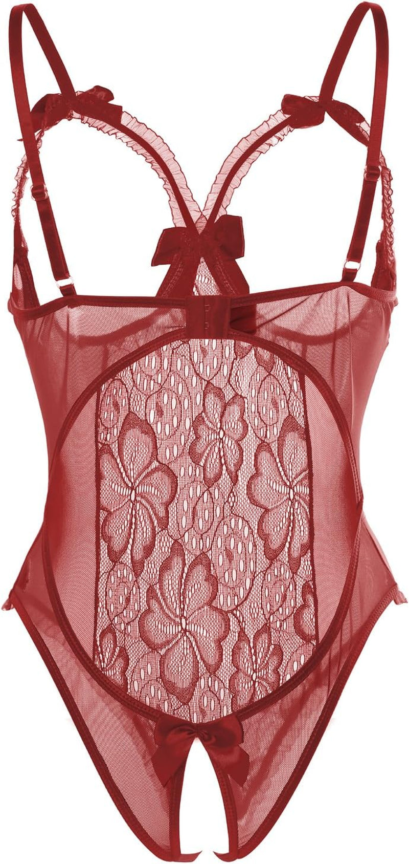 One-Piece Lace Babydoll Bodysuit 
