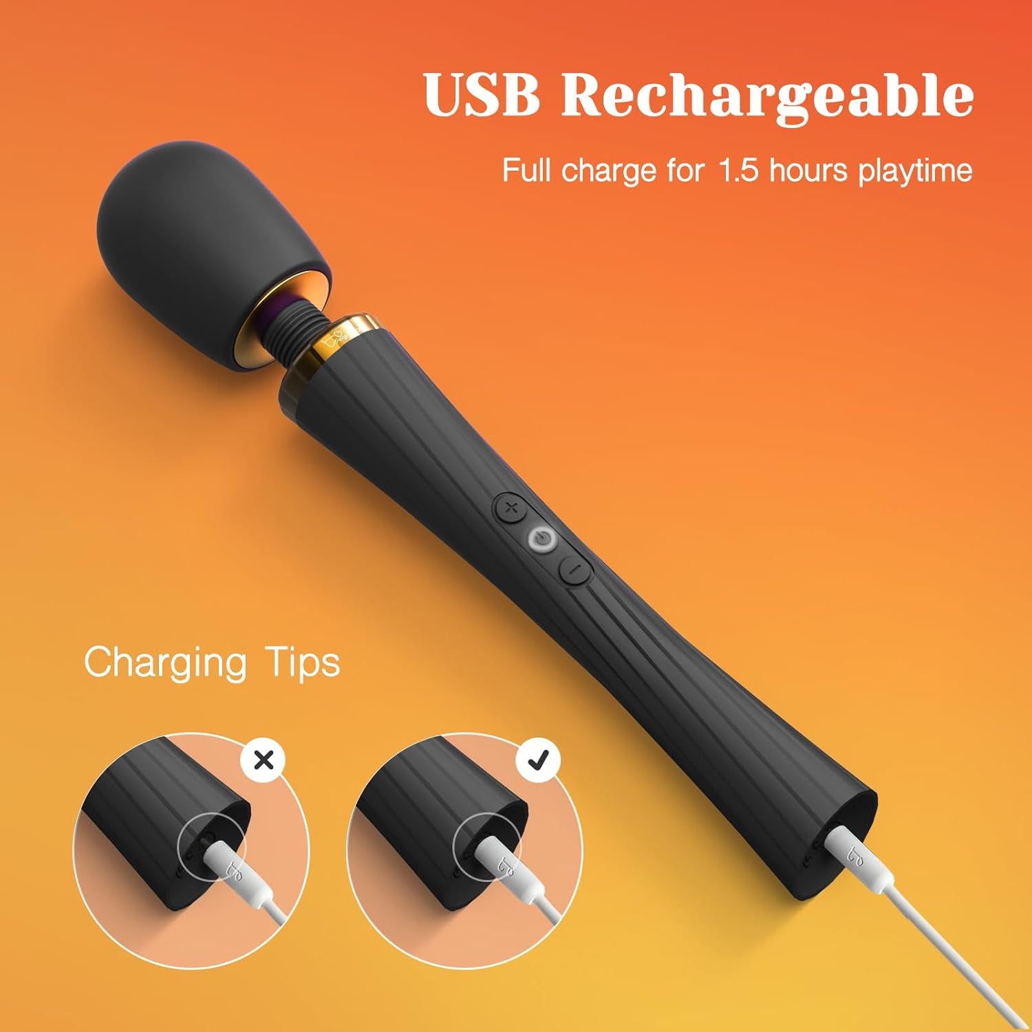 Cordless High-Power Personal Vibrator