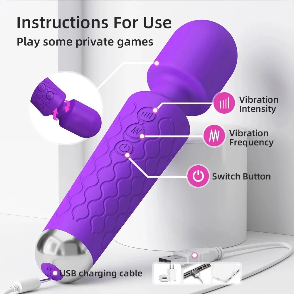 Wand Massager Vibrator 