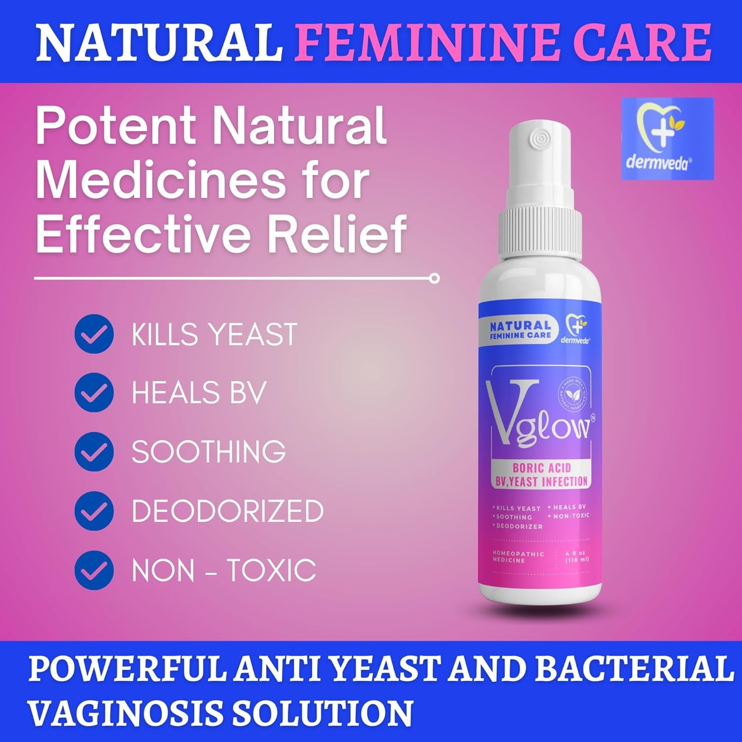 Vaginal Treatment Solution with Odor Blocker