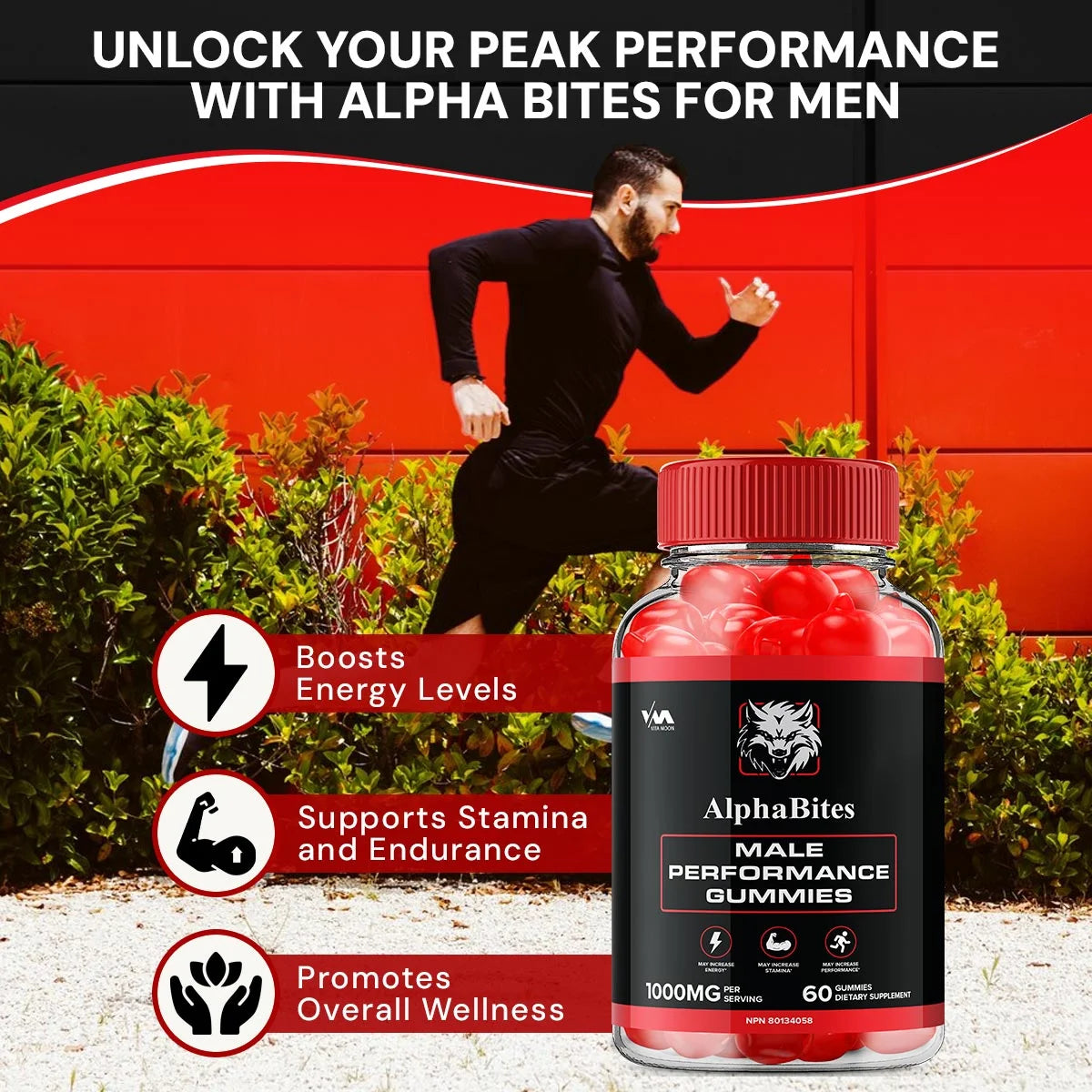 Alpha Bites Support for Muscle Growth