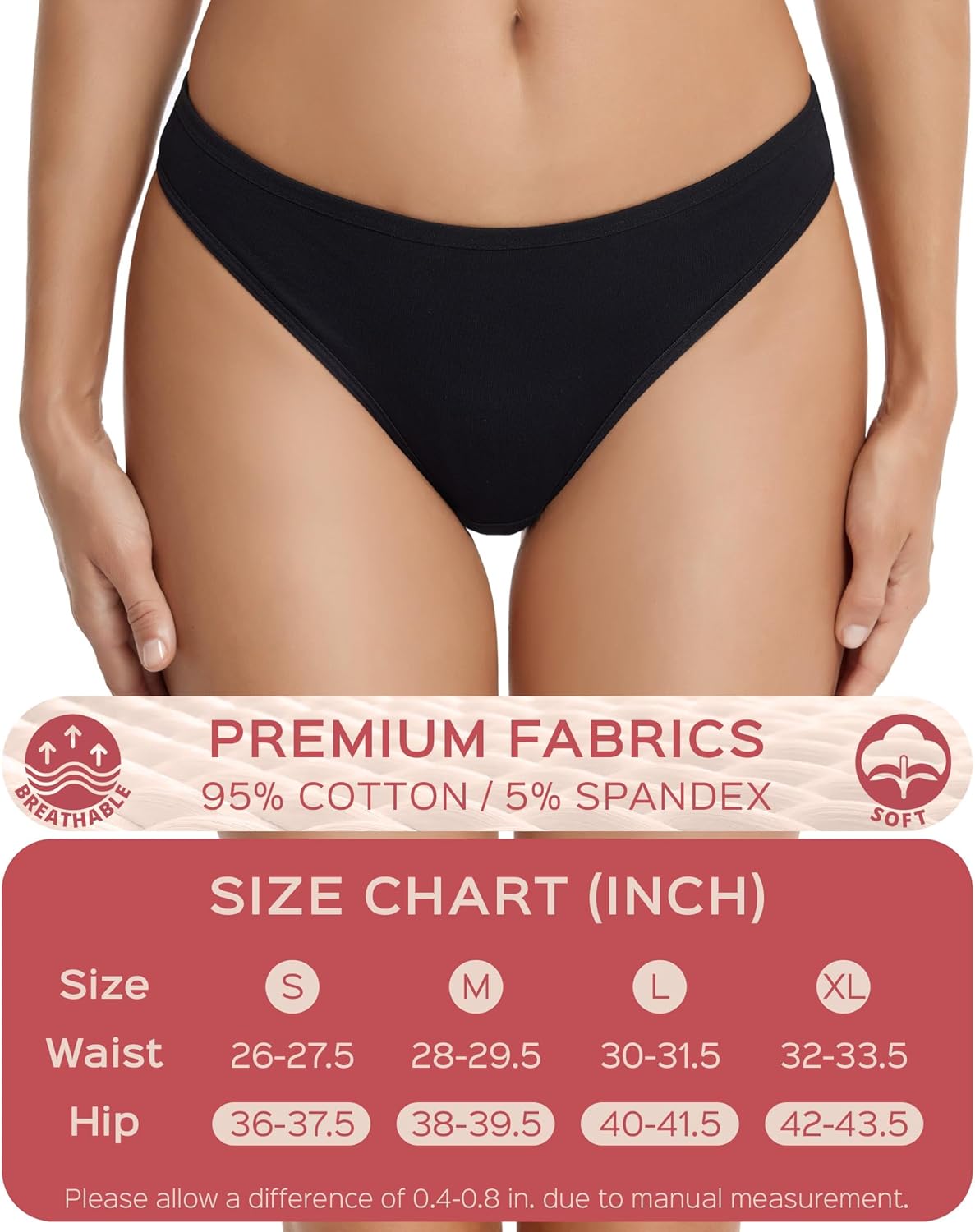 Womens Cotton Thong