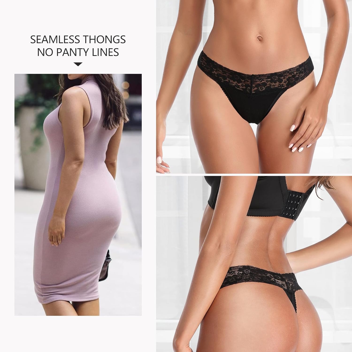 Women's Sexy Lace Thong Panties
