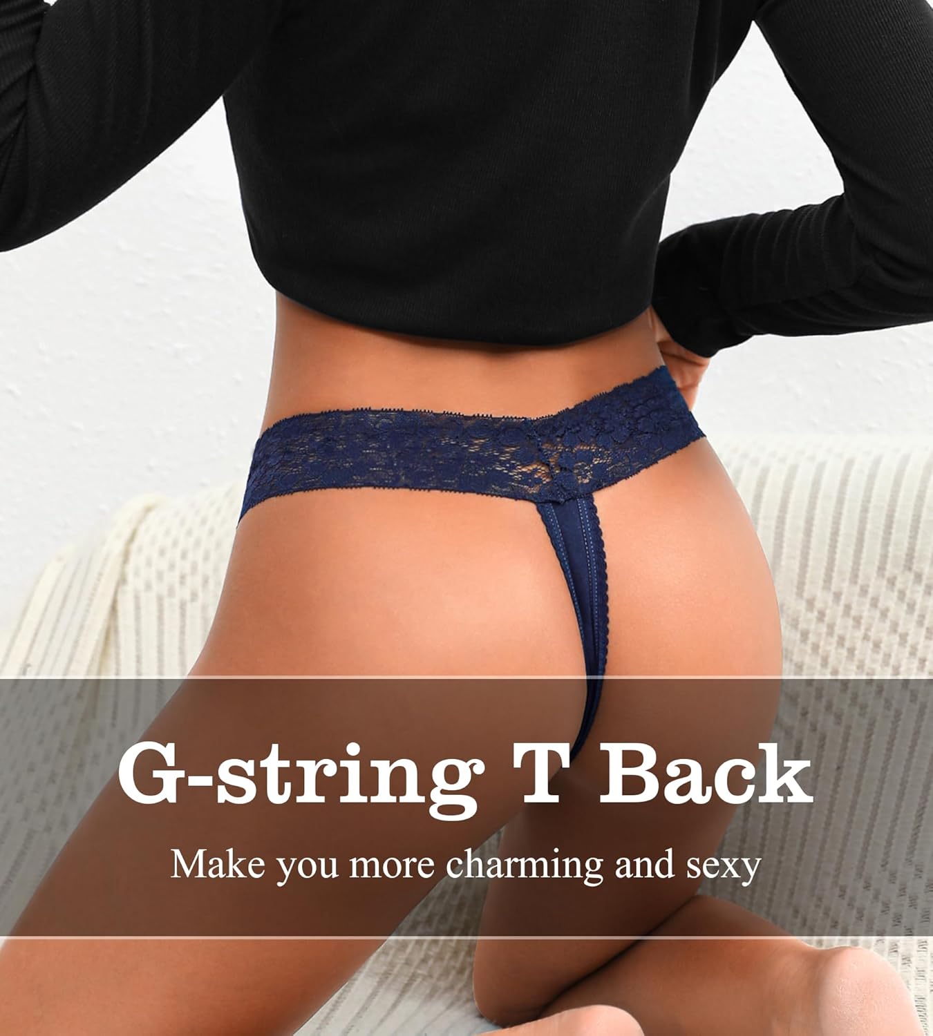 Women's Sexy Lace Thong Panties