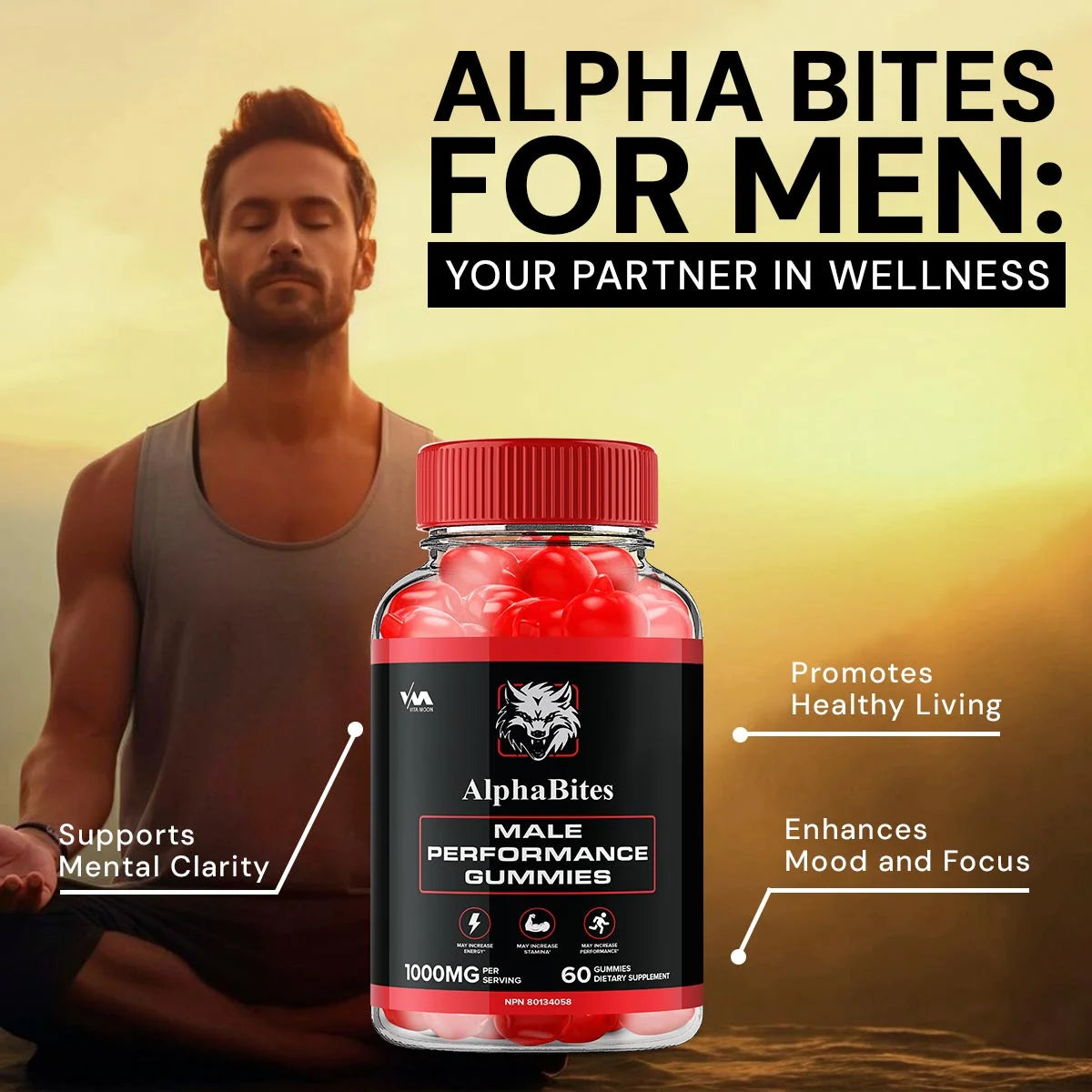 Alpha Bites Support for Muscle Growth