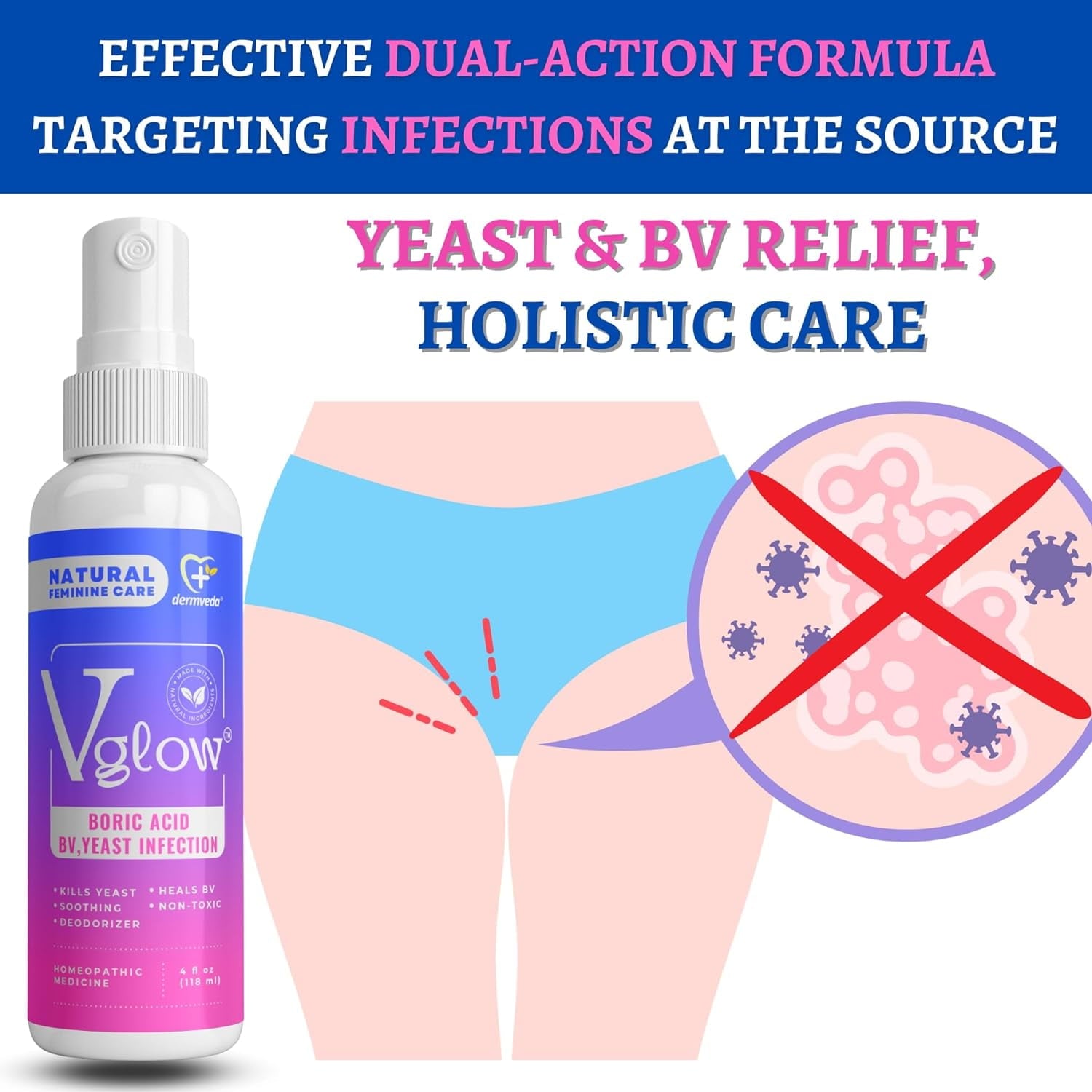 Vaginal Treatment Solution with Odor Blocker