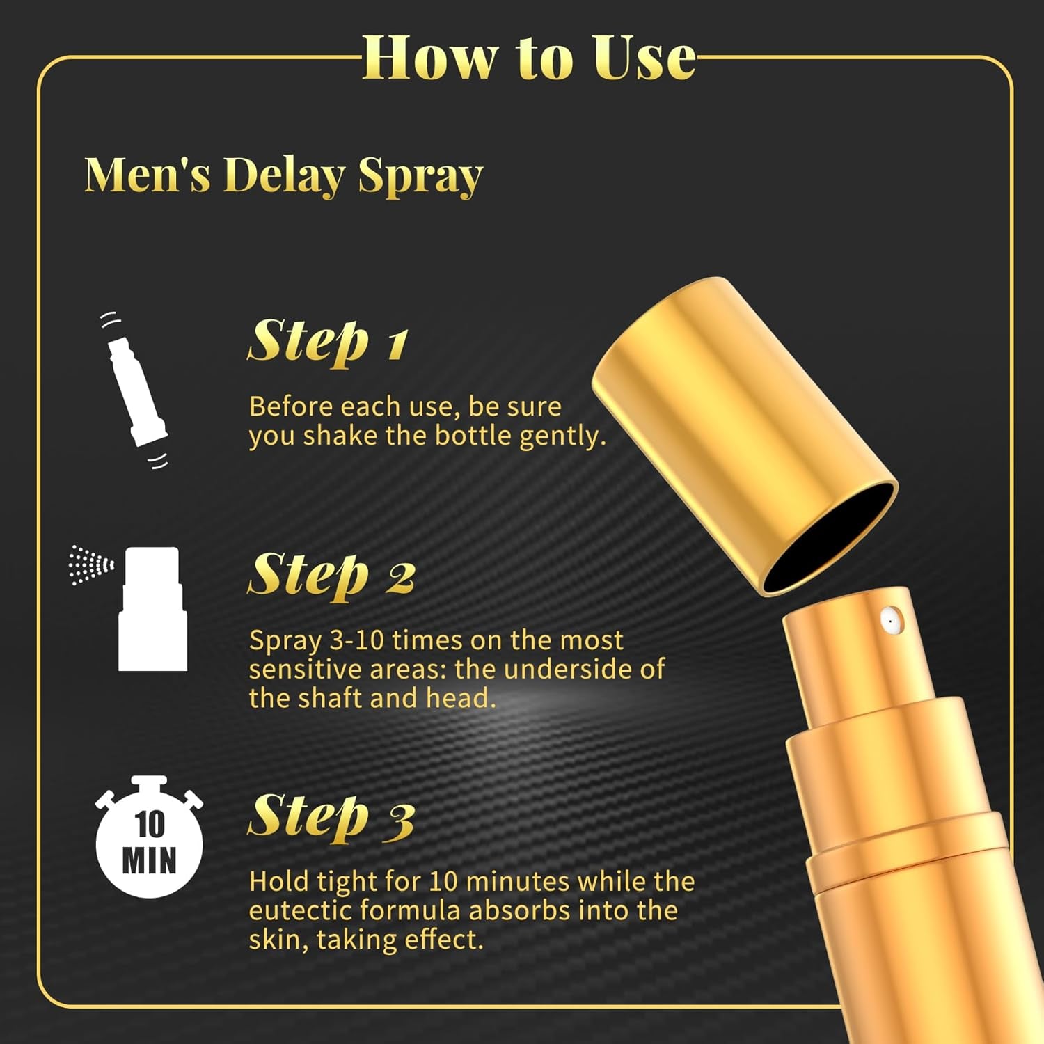 Desensitized Delay Sprayer for Long Last Men Sex Novelties