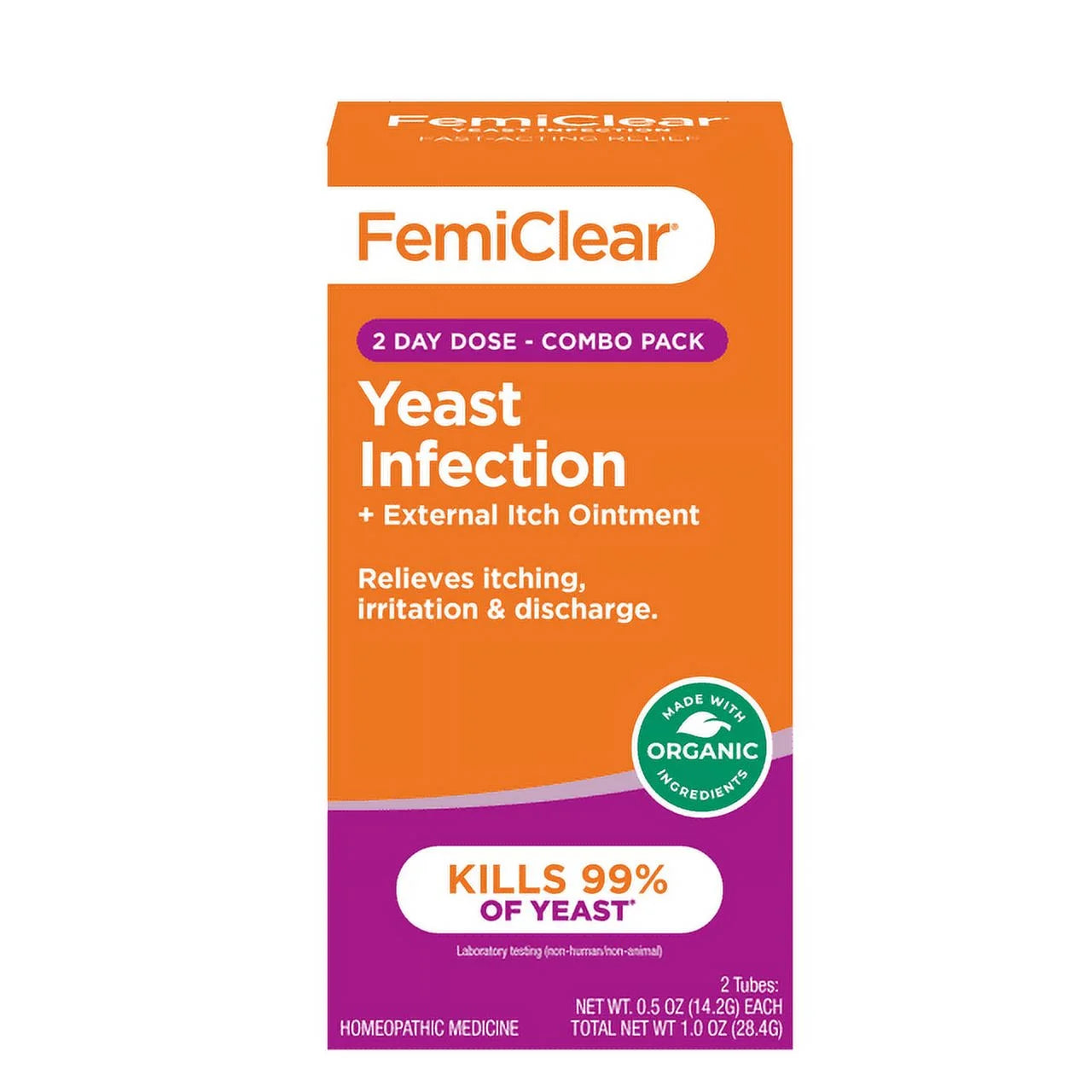 Natural & Organic 2-Day Yeast Infection Ointment