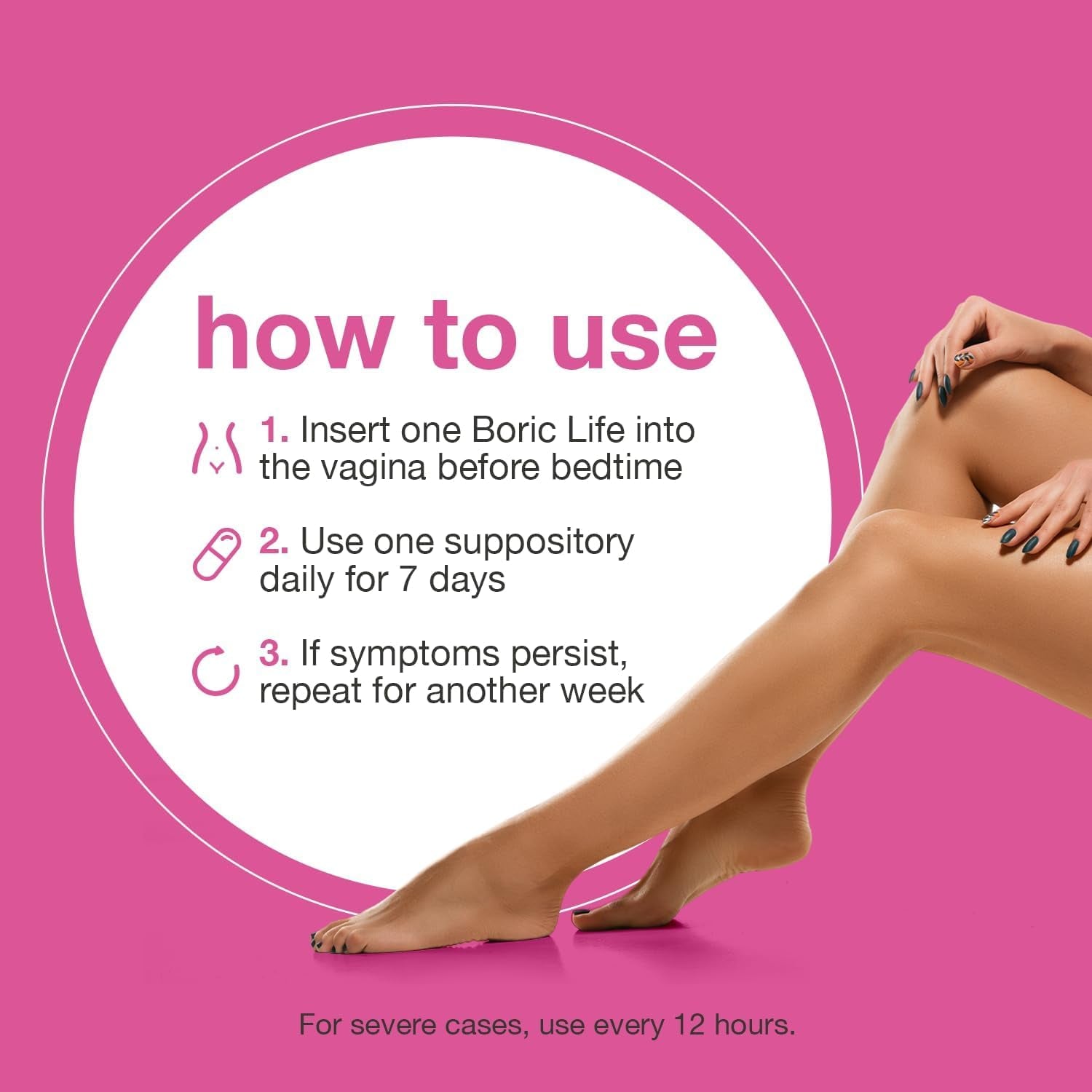 Boric Acid Vaginal Suppositories